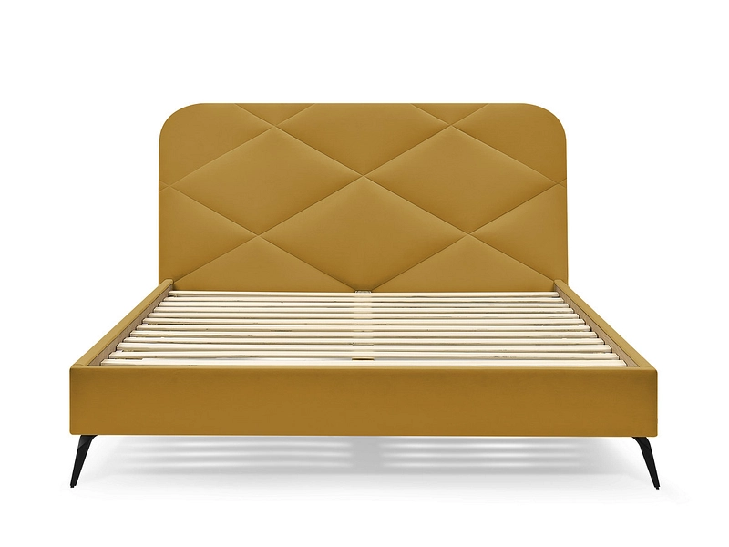 Bett BOBOCHIC PRUNE 180x200cm gelb