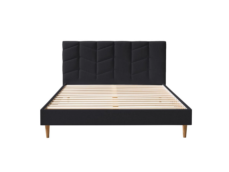 Bett BOBOCHIC BELLEVILLE 180x200cm dunkelgrau