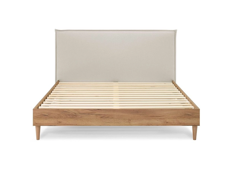 Bett BOBOCHIC CARA 160x200cm natürlich beige