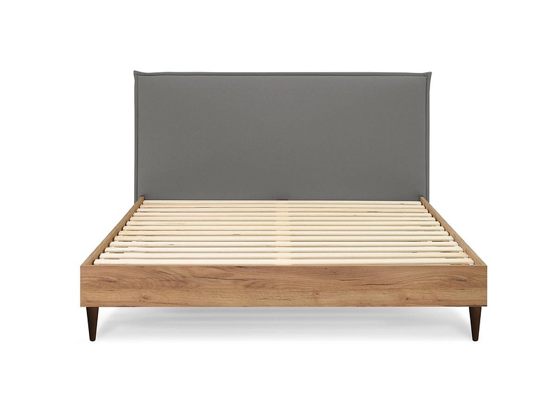 Bett BOBOCHIC CARA 160x200cm dunkelgrau