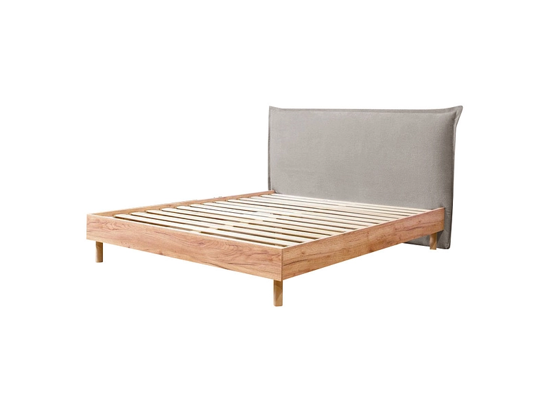 Bett BOBOCHIC CHARLIE 180x200cm hellgrau