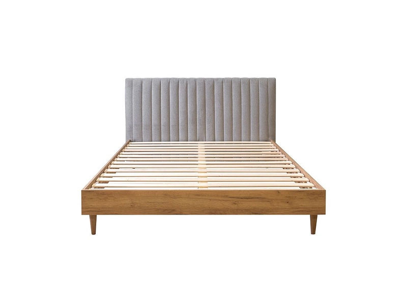 Bett BOBOCHIC OCEANE 160x200cm hellgrau