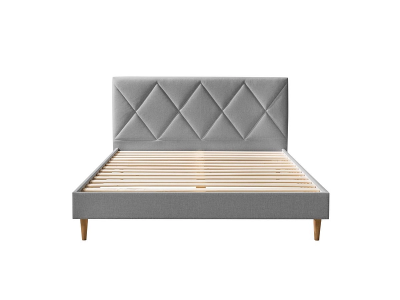 Bett BOBOCHIC PANTHEON 180x200cm hellgrau