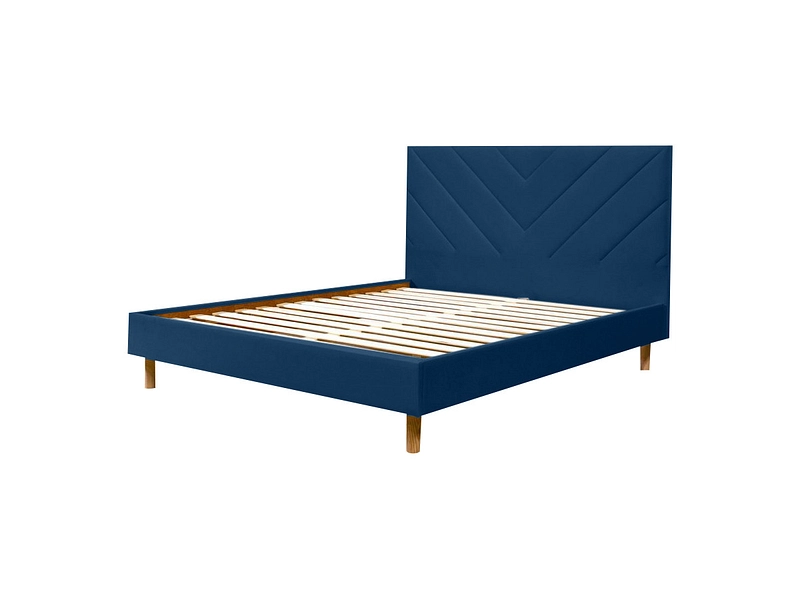 Bett BOBOCHIC ROMANE 180x200cm blau