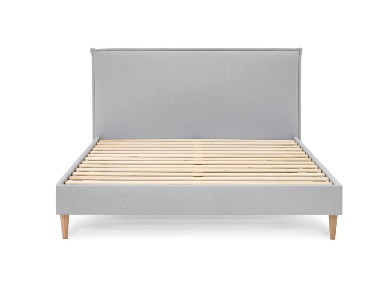 Bett BOBOCHIC SARY 160x200cm natürlich hellgrau