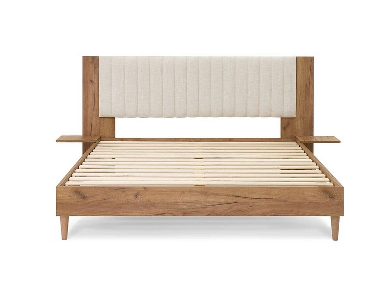 Bett BOBOCHIC SELENA 160x200cm natürlich beige