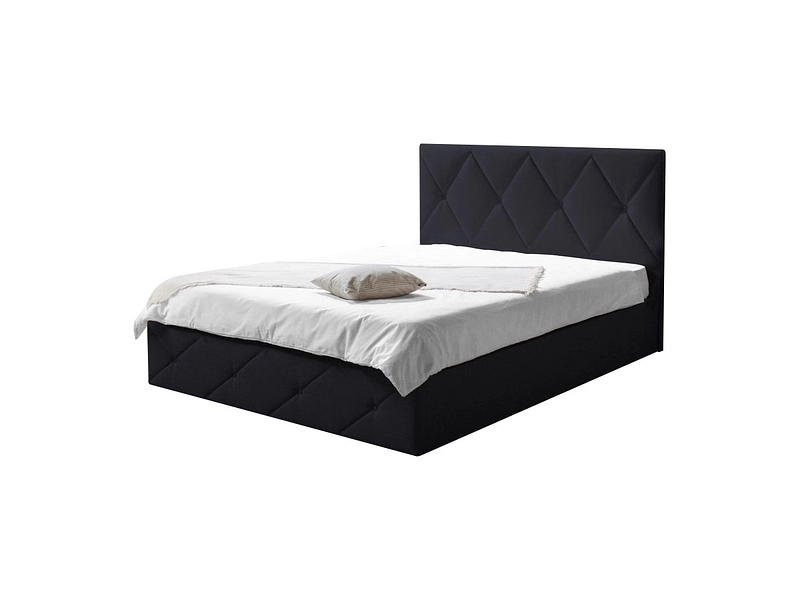 Bett BOBOCHIC SIXTINE 160x200cm dunkelgrau