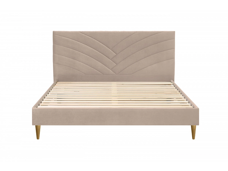 Bett BOBOCHIC VELVET 160x200cm beige