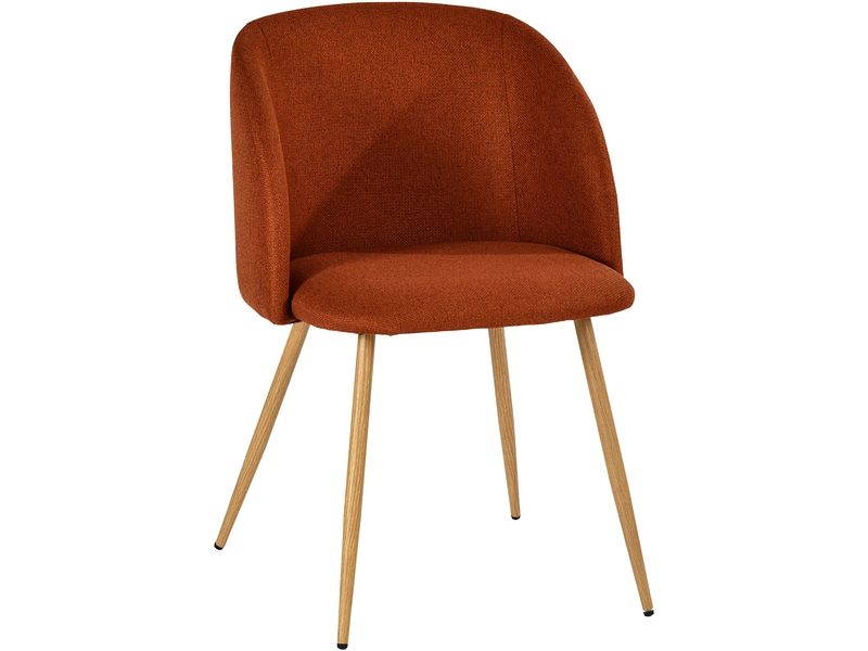Stuhl SYDNEY II Samt terrakotta