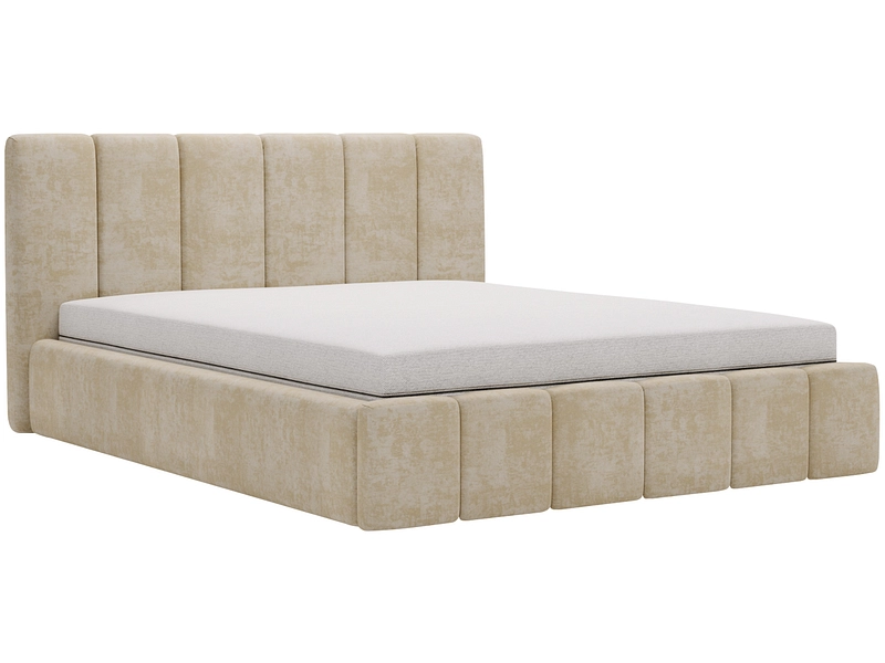 Bett CHIARA 180x200cm stoff beige