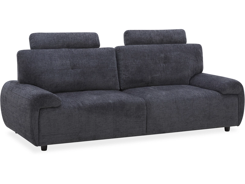 Sofa TOMMY Stoff dunkelgrau