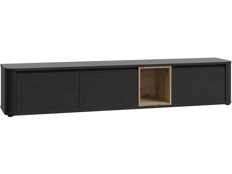 TV-Möbel BREATHTAKER 215cm schwarz