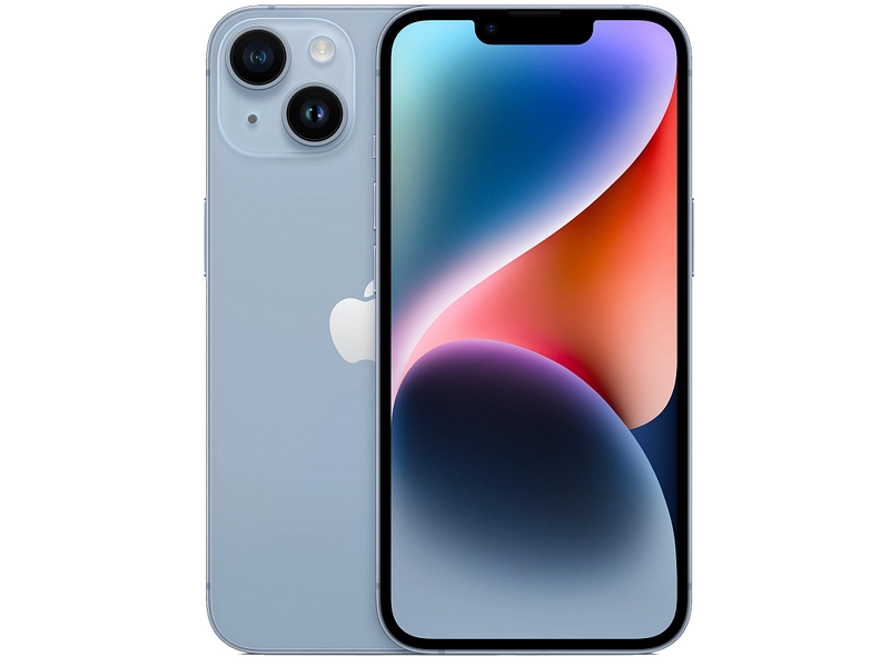 APPLE iPhone 14 bleu Reconditionné A+ 128GB 5G