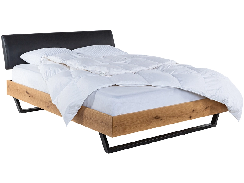 Bett BUFFALO 140x200cm eiche furniert eiche