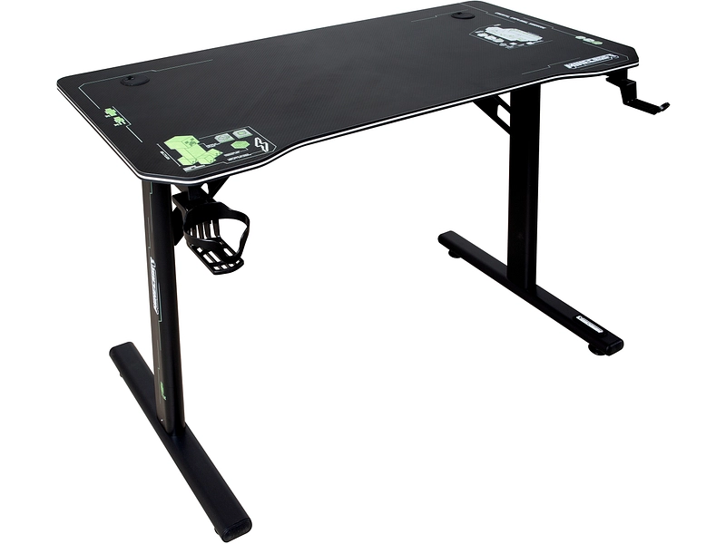 Bureau gaming MINECRAFT PIXELITE 115x55x74cm noir