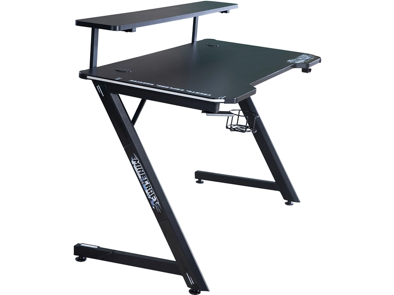 Bureau gaming MINECRAFT VOXELIA 60x120x89.5cm noir