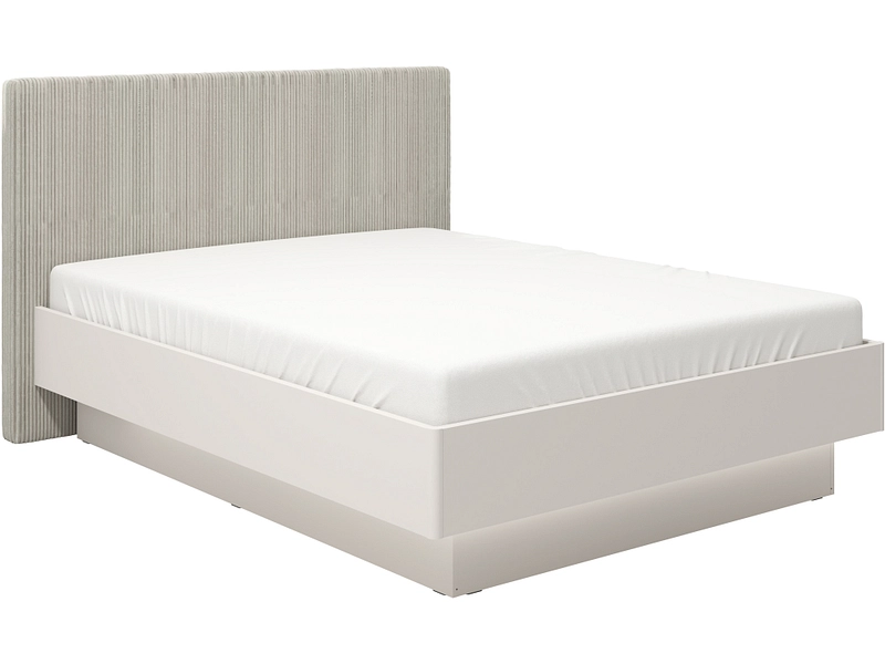 Bett LUCCA 160x200cm stoff kaschmir