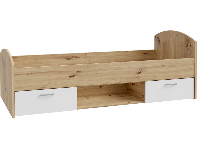 Bett NOA 90x200cm dekor weiss