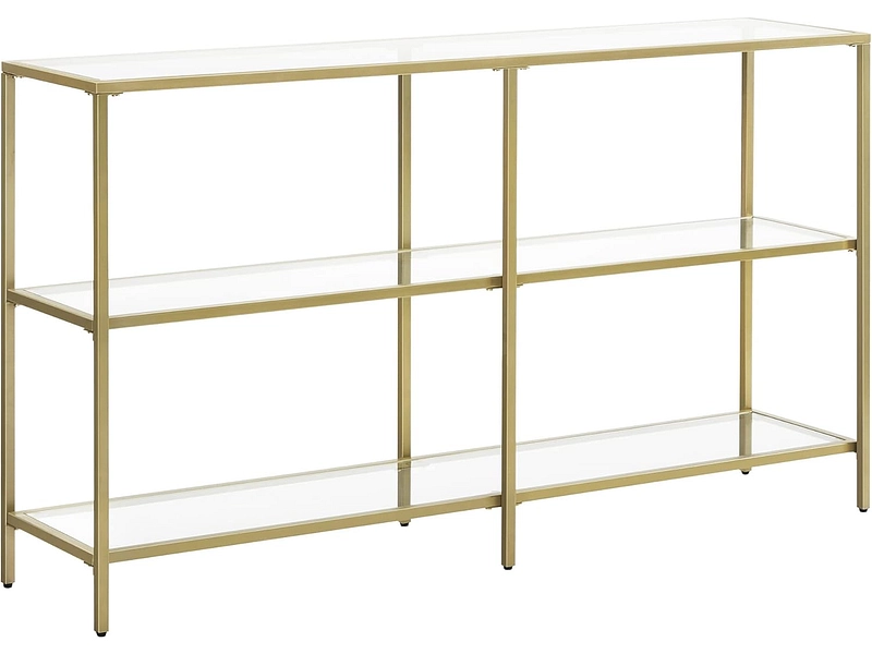 SONGMICS Konsole CRYSTAL Goldfarben