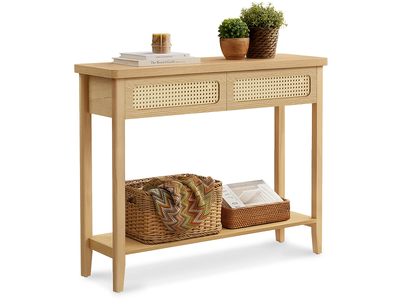SONGMICS Konsole BOHO Eiche