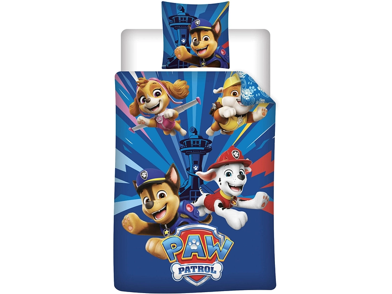 NICKELODEON Bettwäsche PAW PATROL 160x210cm + 1*65x100cm baumwolle