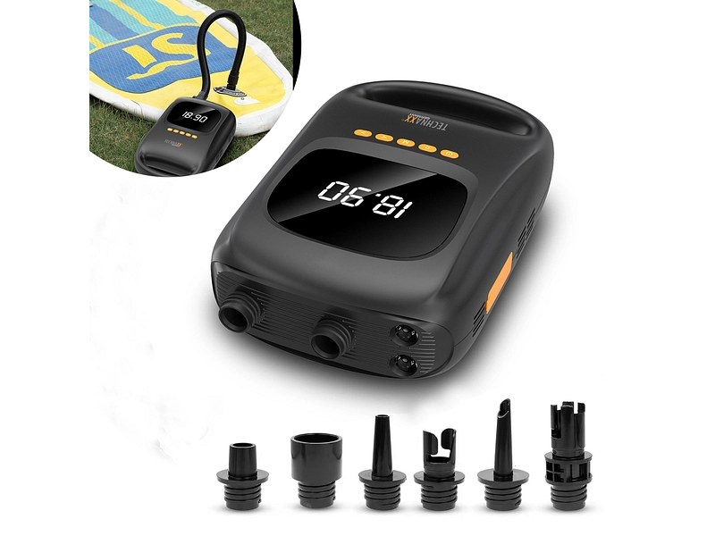 TECHNAXX Mini-Pumpe mit Powerbank schwarz