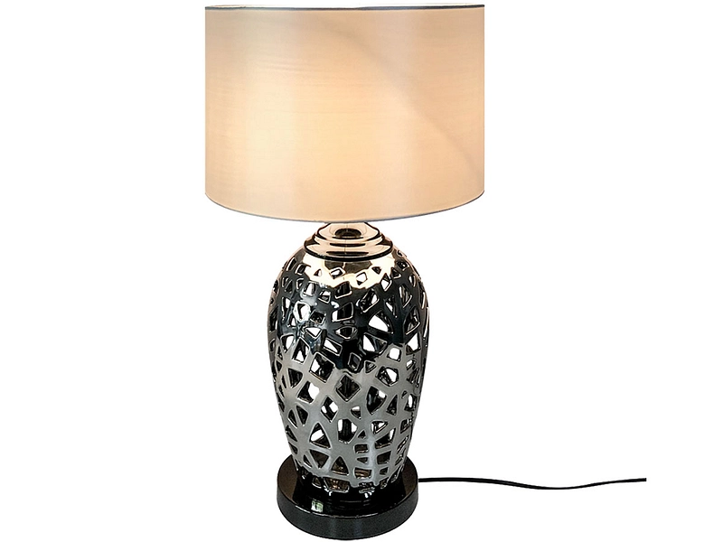 Lampe à poser ALICE 57cm 60W blanc