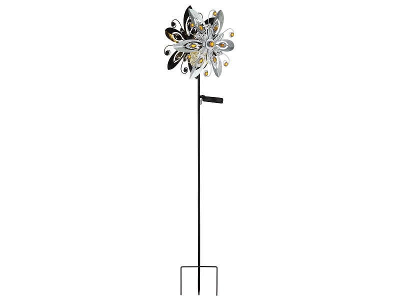 Solarlampe SOLAR ANNE 17.5cm x 124cm 0.024W silber