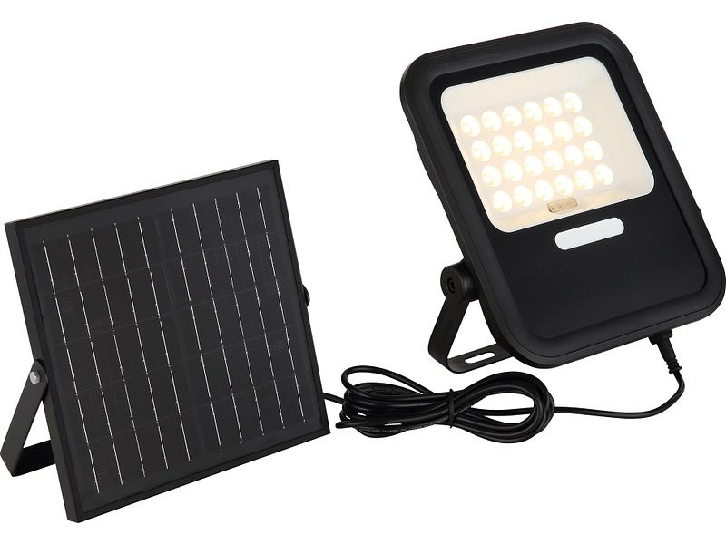 Solarlampe SOLAR MAXY 24.3cm x 25.4cm 6.5W schwarz