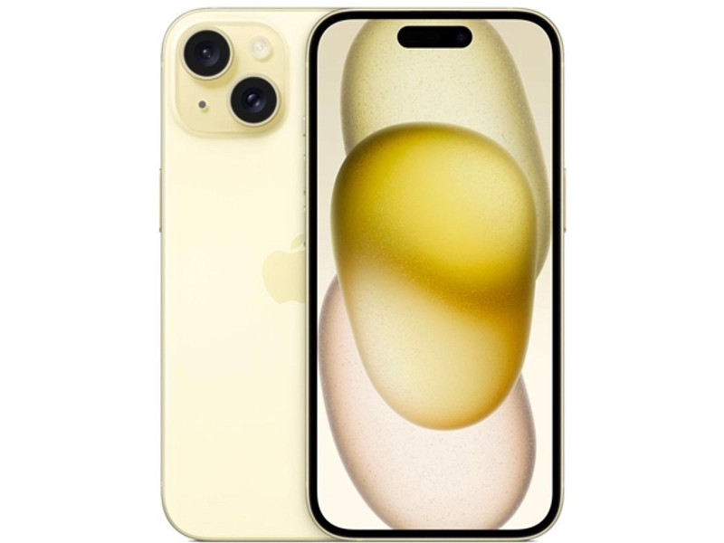 APPLE iPhone 15 gelb Refurbished A 128GB 5G