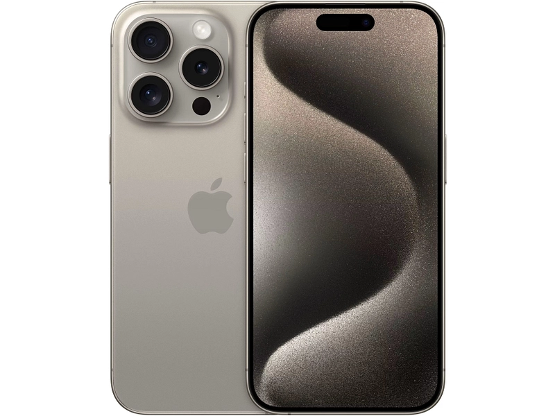 APPLE iPhone 15 Pro titan natur Refurbished B 128GB 5G