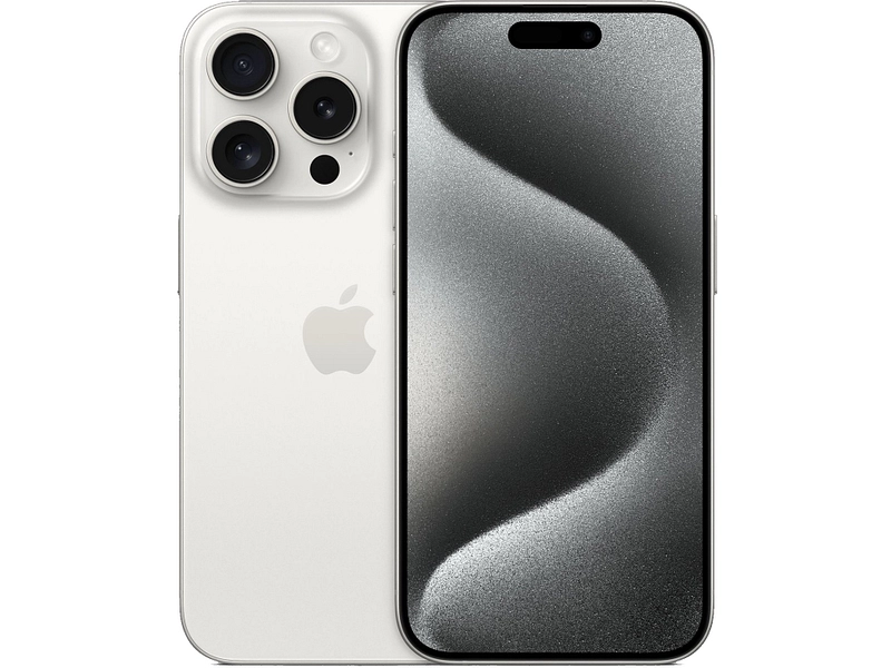 APPLE iPhone 15 Pro titan weiss Refurbished A 128GB 5G