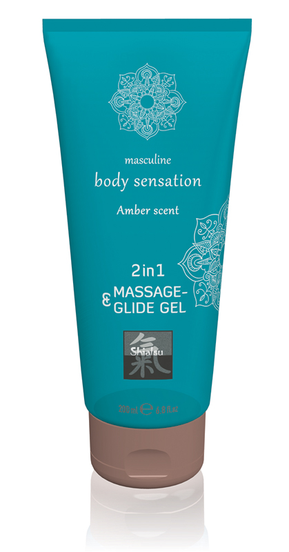 Shiatsu »Amber« 2 in 1 Massage- und Gleitgel 200ml