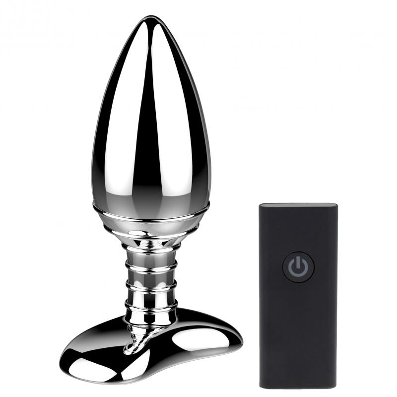 Nexus Cestos vibrierender Aluminium-Analplug mit Fernbedienung