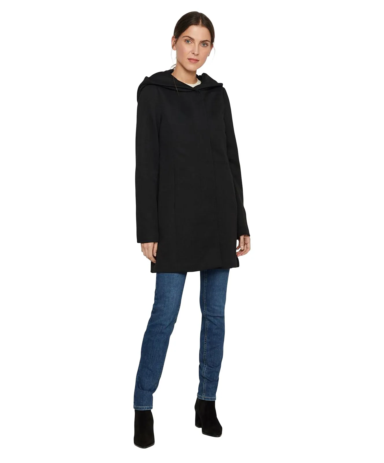 Vero Moda Mantel Dona in Black