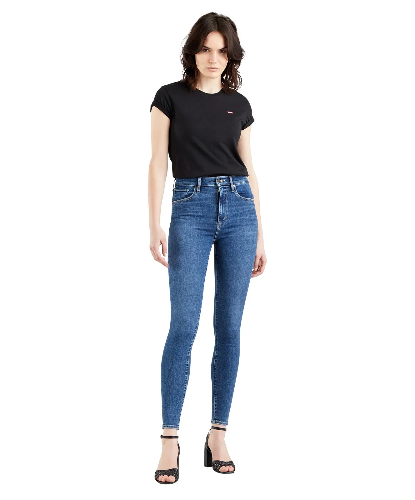 Levis High Waisted Jeans Mile High Super Skinny in Venice For Real