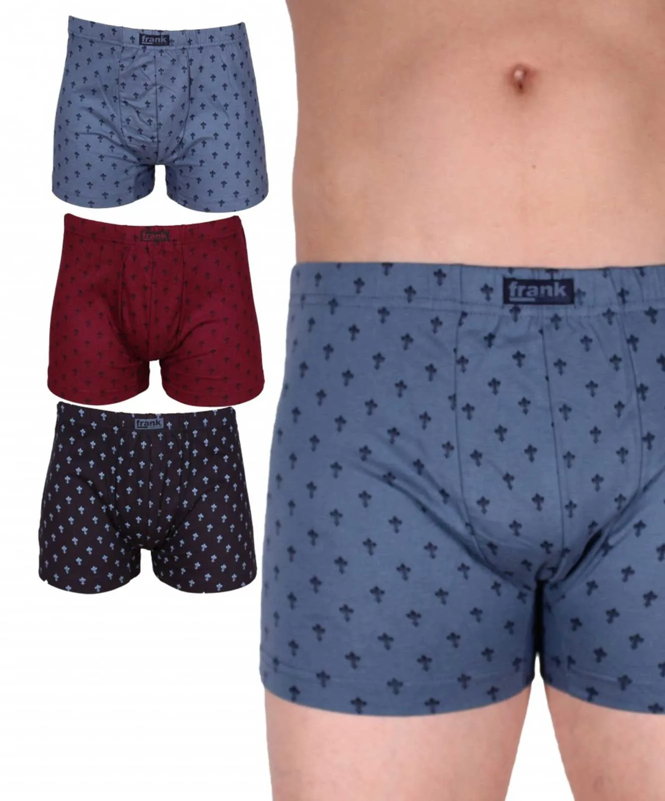 7Days Bodywear Boxershorts Retro (3 Stück) aus Baumwoll-Stretch