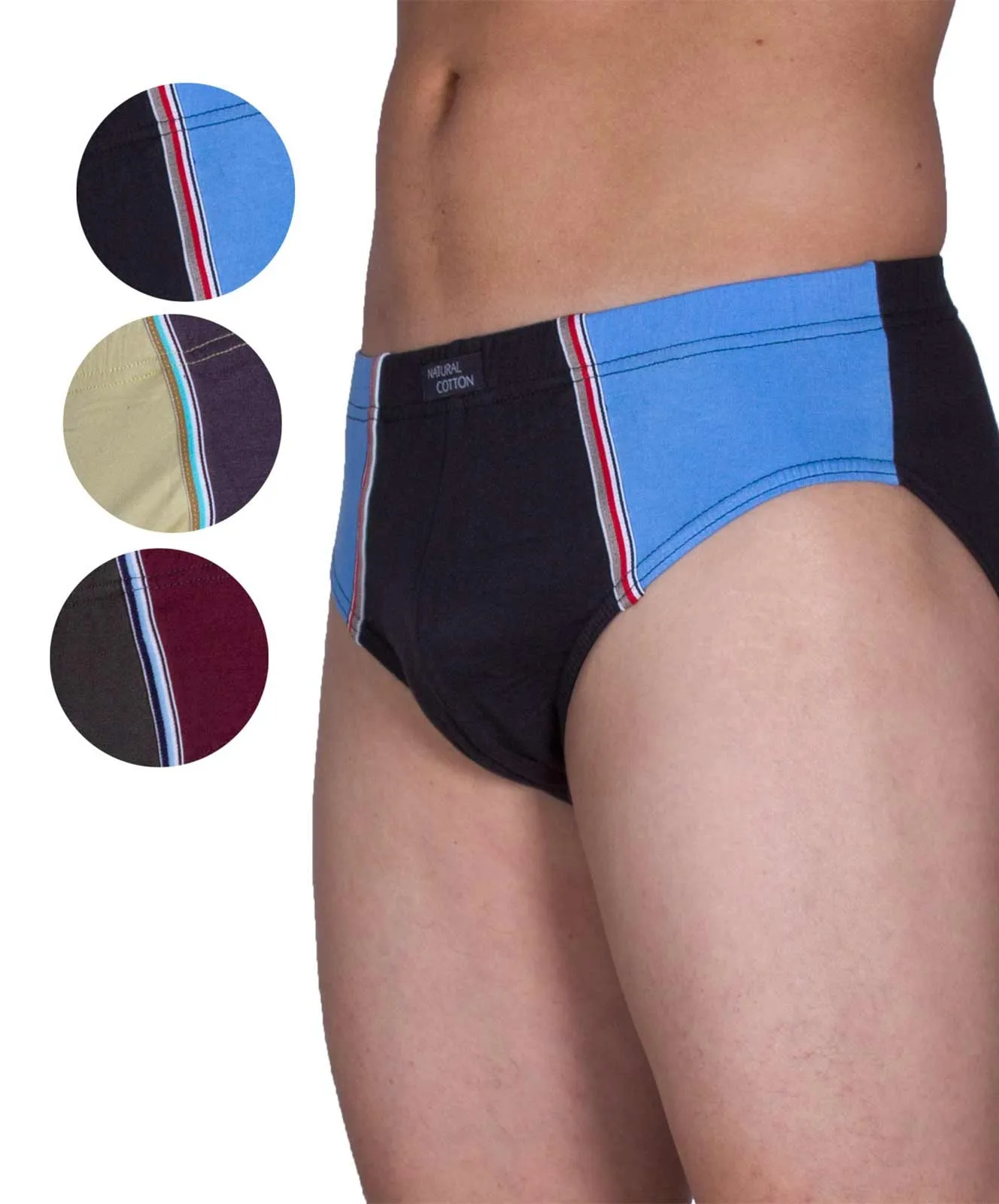 7Days Bodywear Herren Slips (3 Stück) aus weichen Mikrofasern