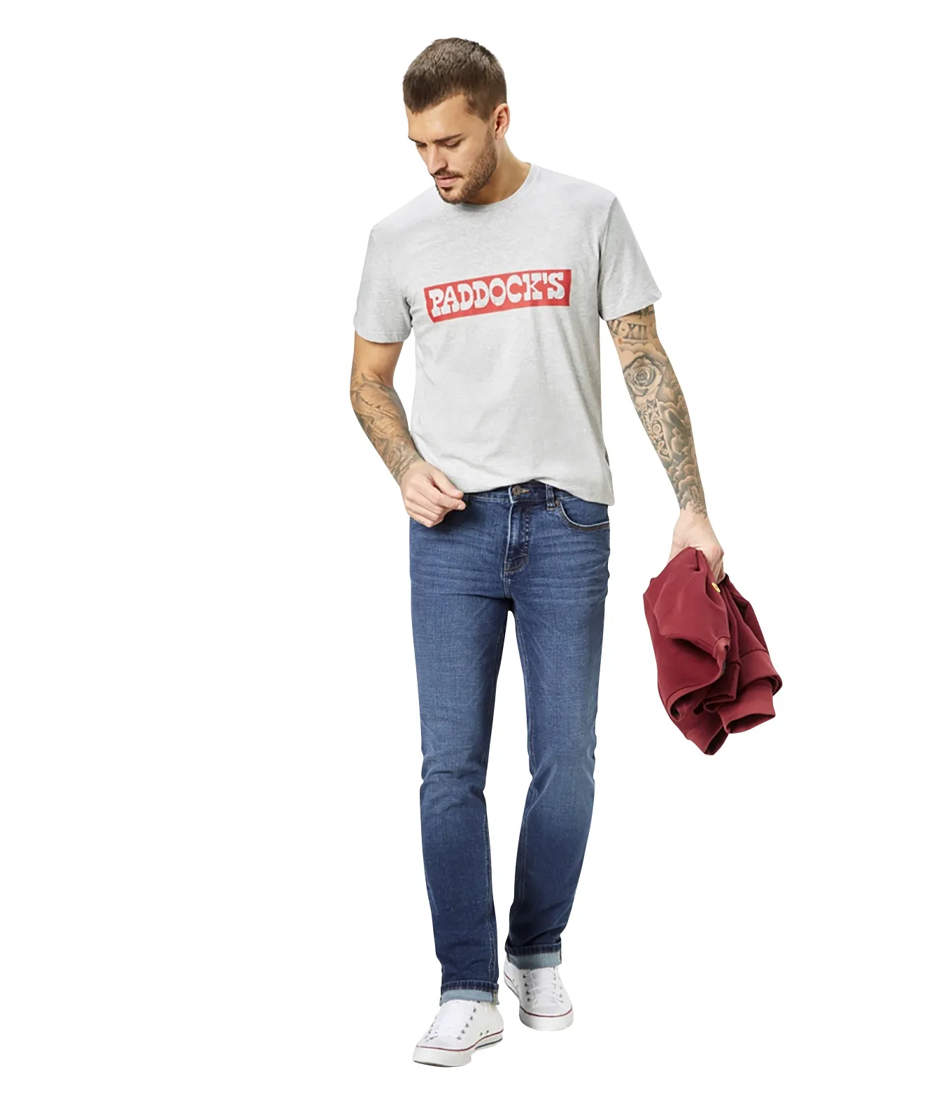 Paddocks Karottenjeans Ranger Pipe in Mid Blue