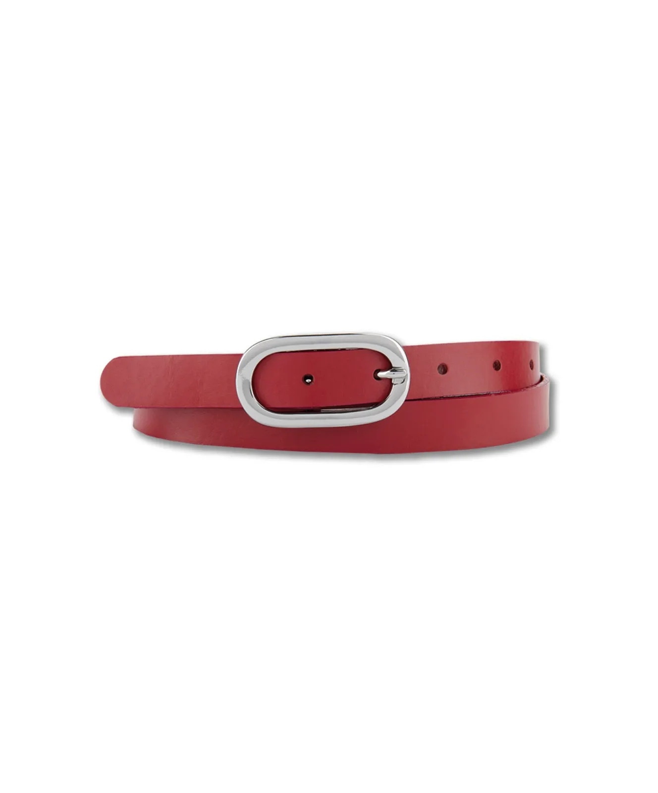 Bernd Götz Taillengürtel Damen 2cm Nappaledergürtel in Rot