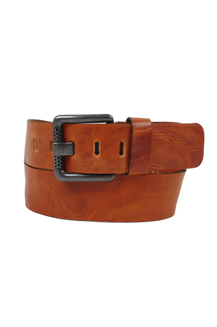 Bernd Götz Ledergürtel Herren Jeans Gürtel in Cognac