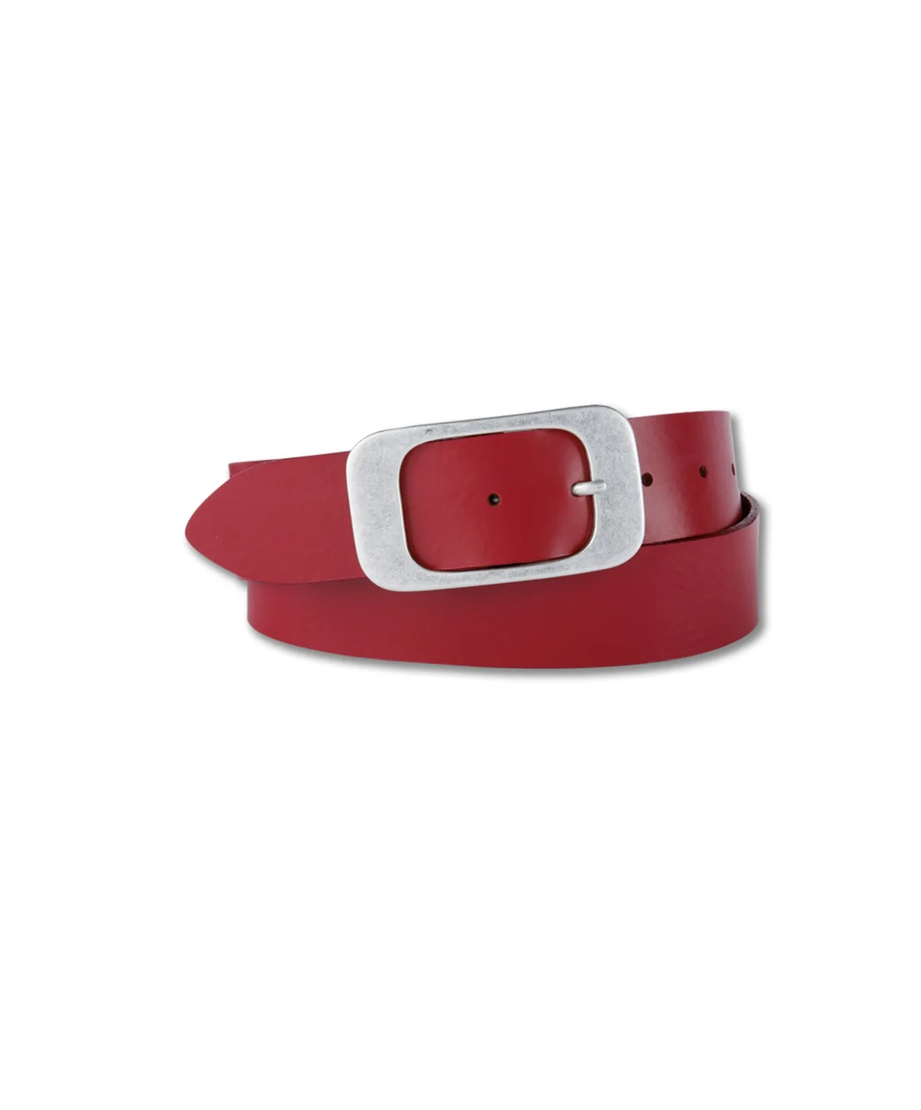 Bernd Götz Hüftgürtel Damen 4cm Nappaledergürtel in Rot