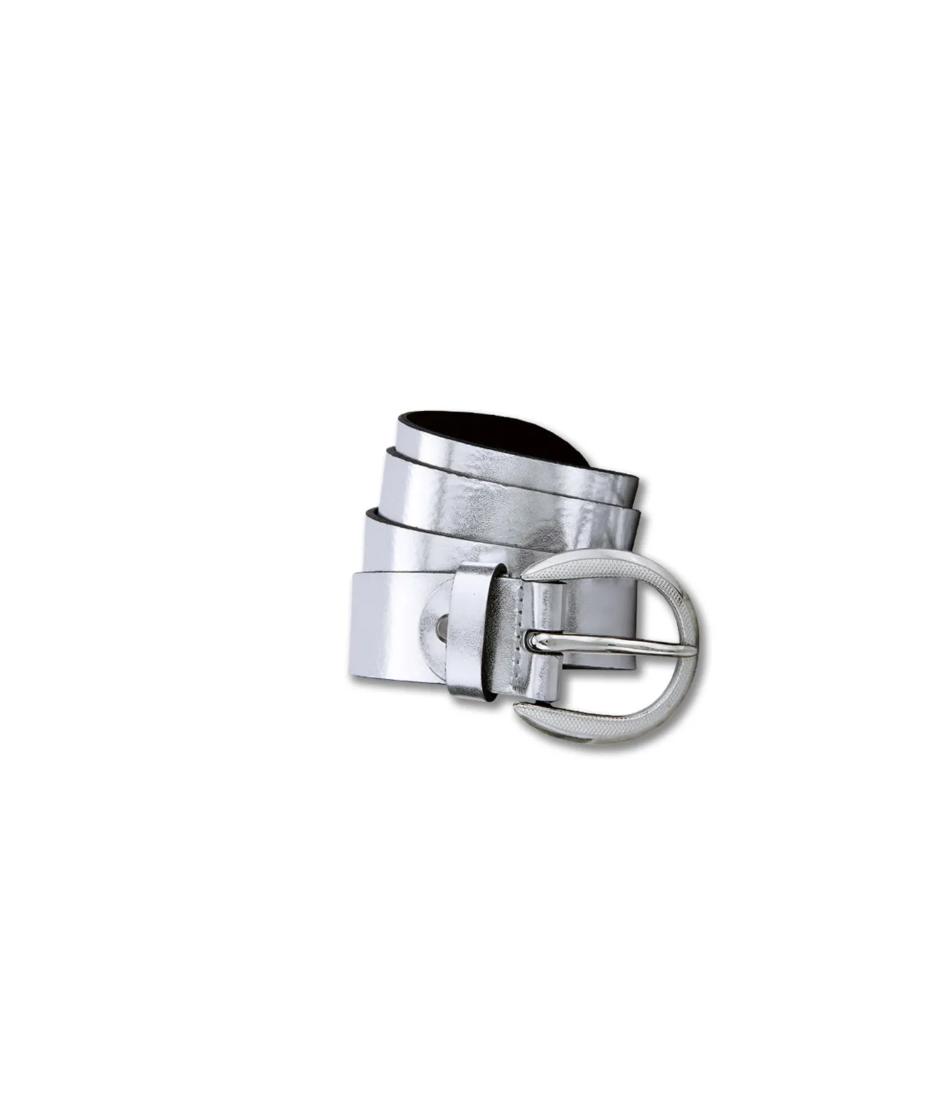 Bernd Götz Hüftgürtel Damen 3,5cm Nappaleder Gürtel in Silber