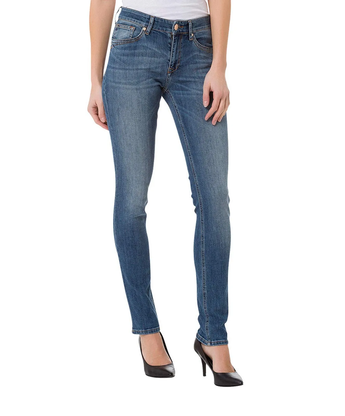 Cross Mom Jeans Anya in Dark Used