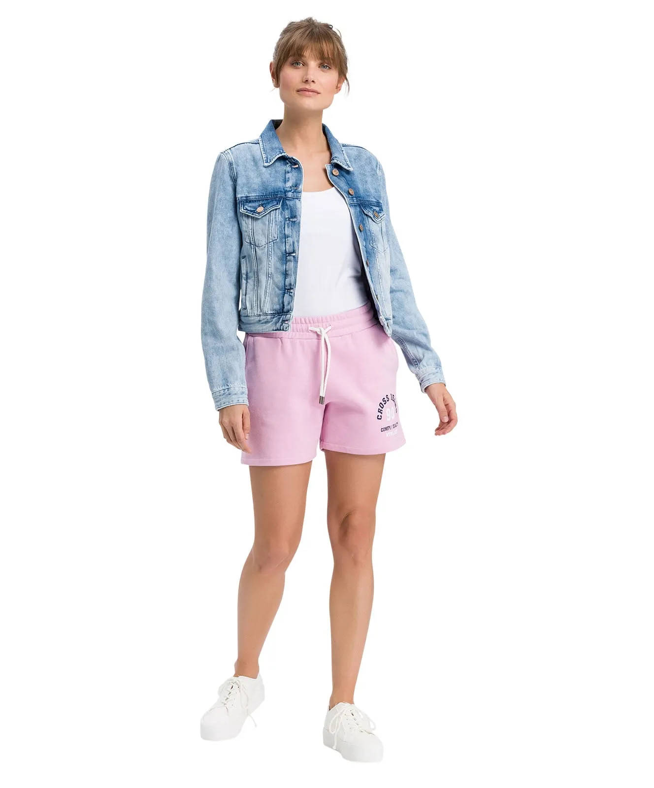 Cross Jeansjacke Jacket in Mid Blue