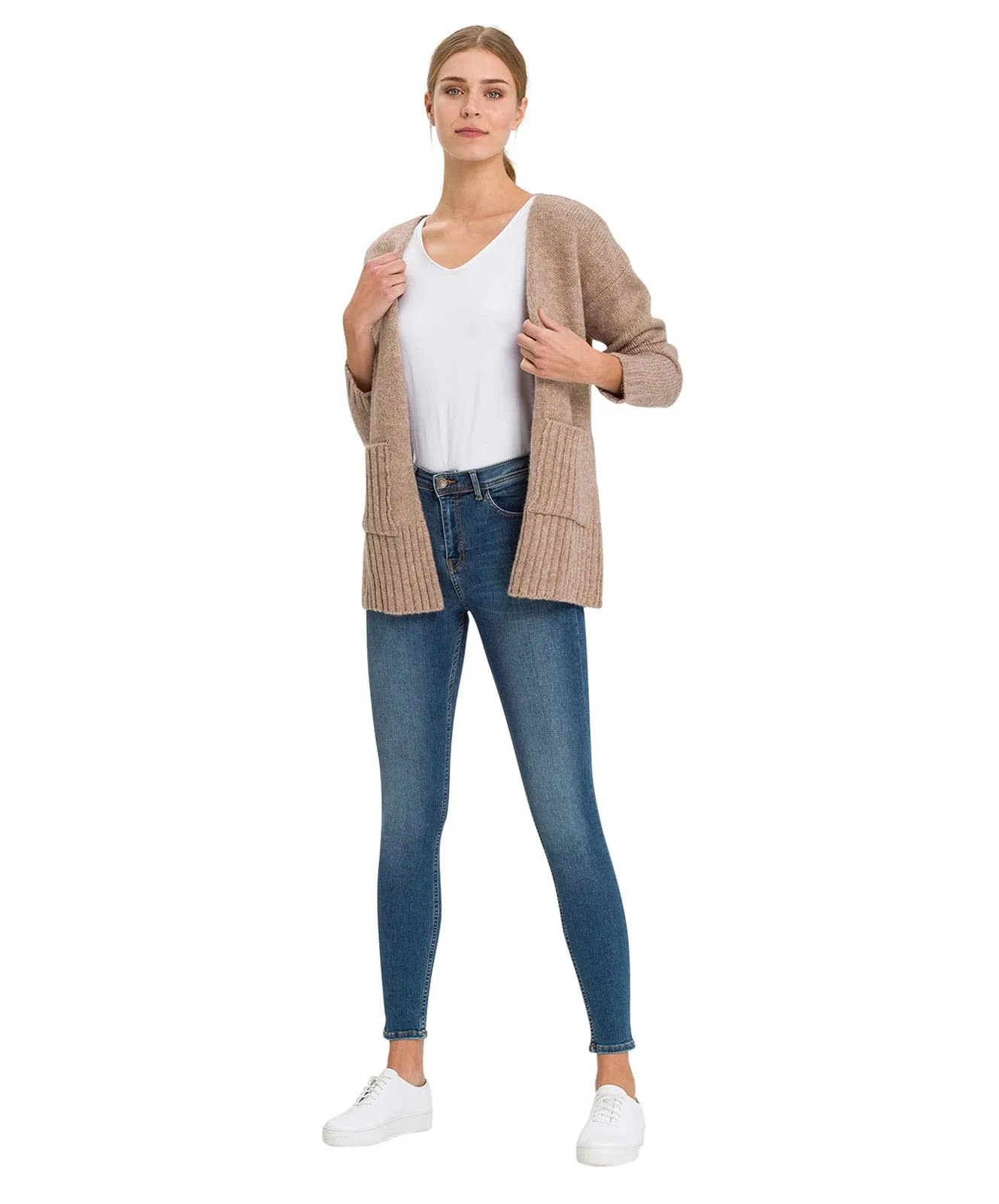 Cross Skinny Jeans Judy in Dark Mid Blue