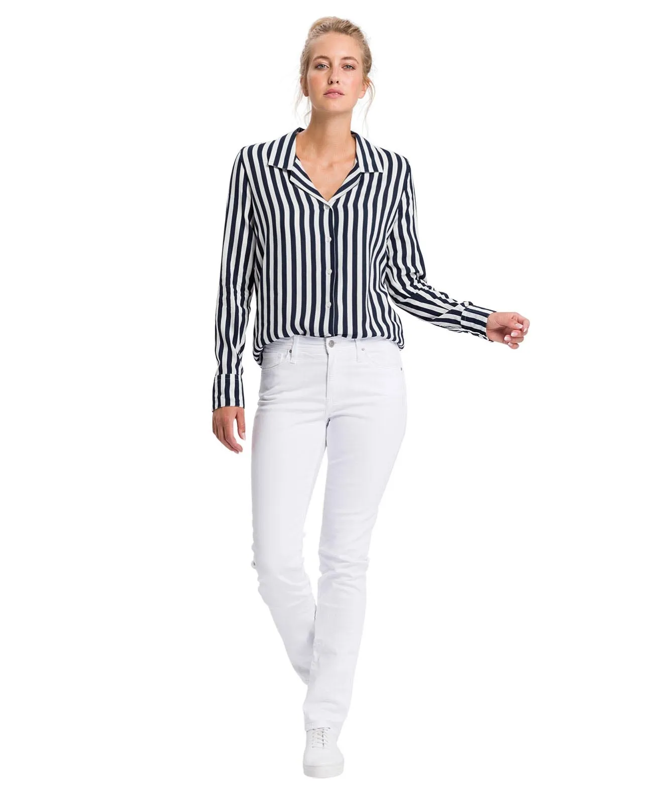 Cross Mom Jeans Anya in White