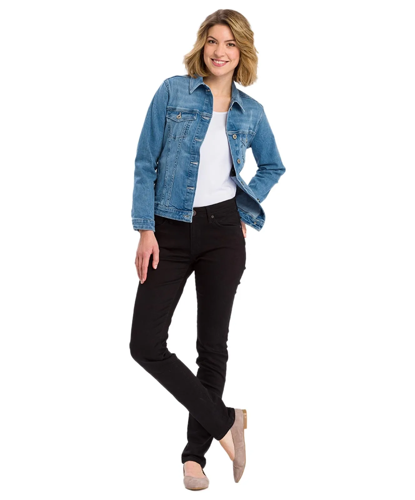 Cross Mom Jeans Anya in Black