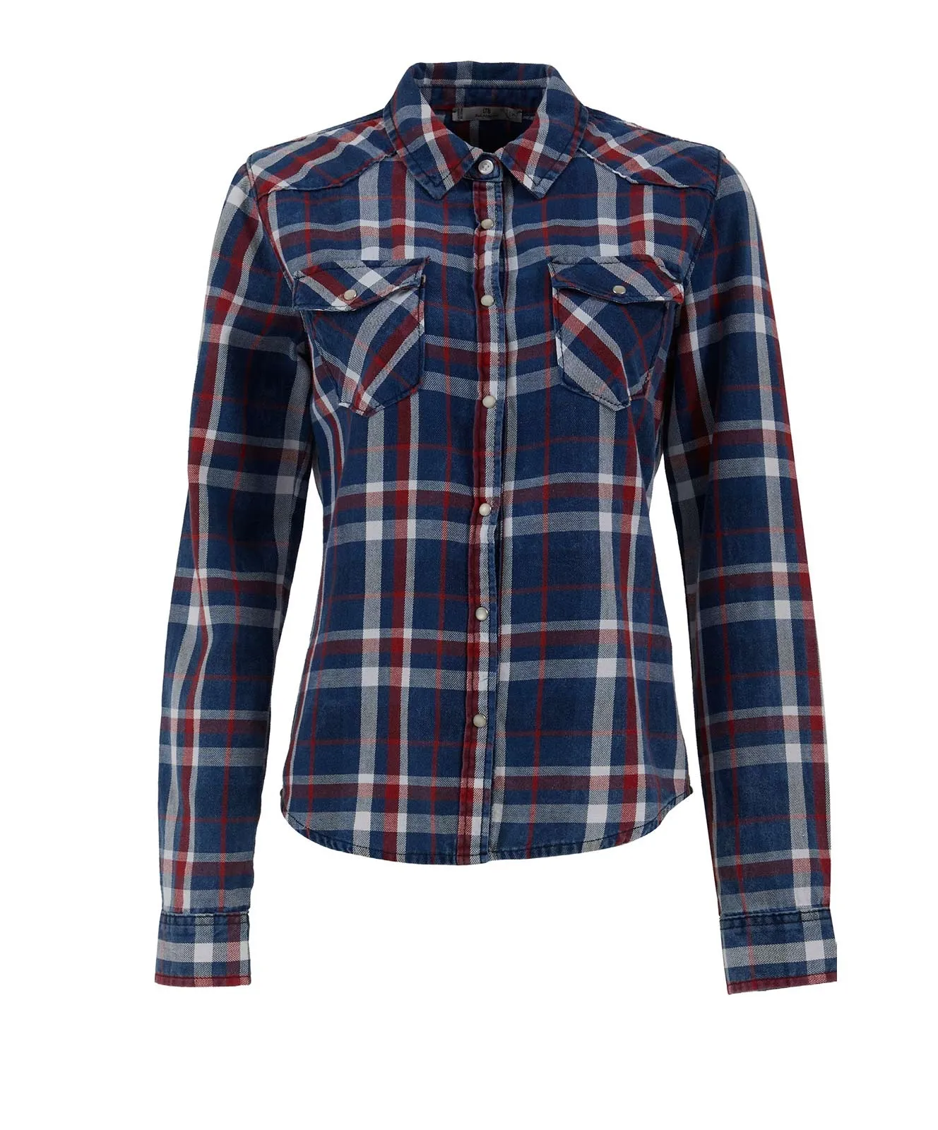 LTB Hemdbluse Slim Fit Lucinda in Sky Plaid X