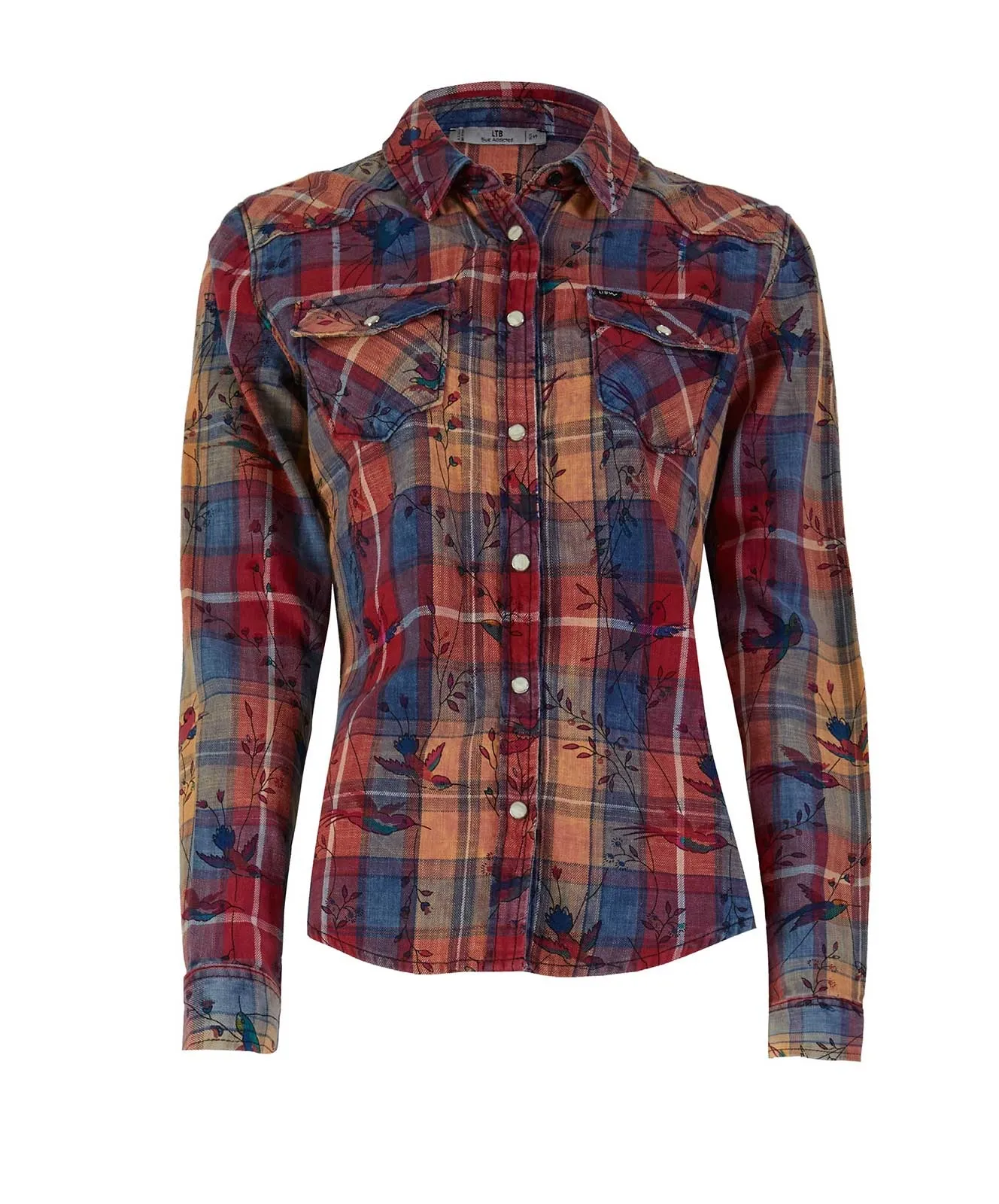 LTB Hemdbluse Slim Fit Lucinda in Joy Plaid